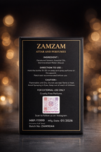 Code Red Extrait de Parfum – 48 Hours Longevity, 40 ml Pure Fragrance Oil | Zamzam Attar & Perfumes