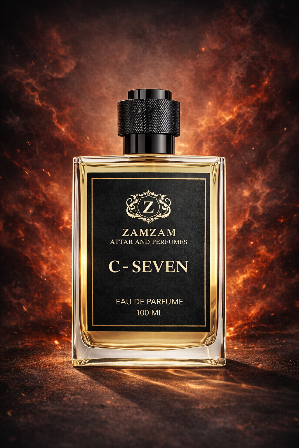 C-Seven by ZamZam Attar & Perfumes – 48 Hour Long Lasting Attar, 40 ml High Concentration Perfume Oil | 100 ML