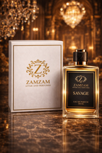 Savage Extrait de Parfum – 48 Hours Longevity, 40 ml Pure Fragrance Oil, 100 ml Spray | Zamzam Attar & Perfumes