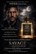 Savage Extrait de Parfum – 48 Hours Longevity, 40 ml Pure Fragrance Oil, 100 ml Spray | Zamzam Attar & Perfumes