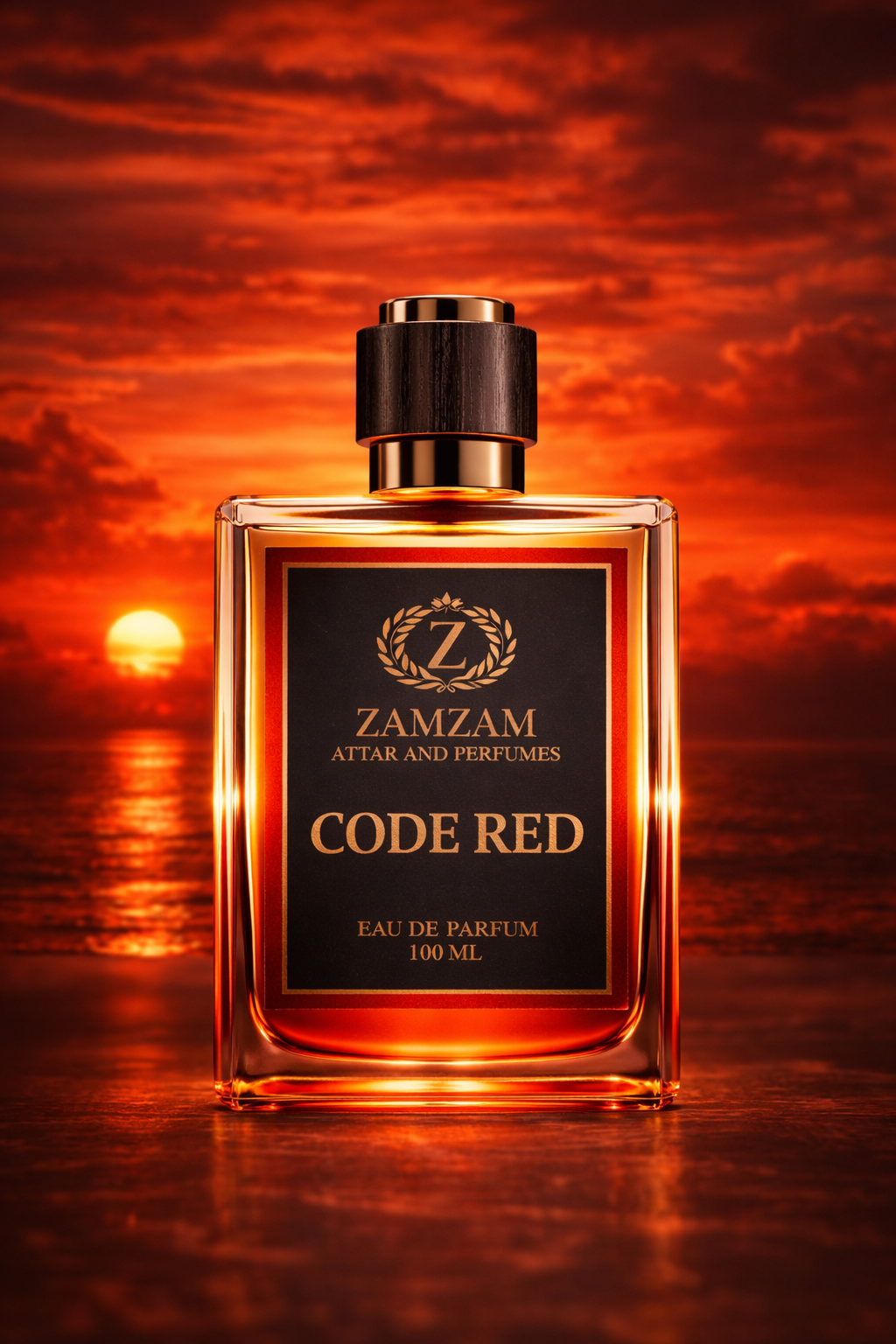 Code Red Extrait de Parfum – 48 Hours Longevity, 40 ml Pure Fragrance Oil | Zamzam Attar & Perfumes
