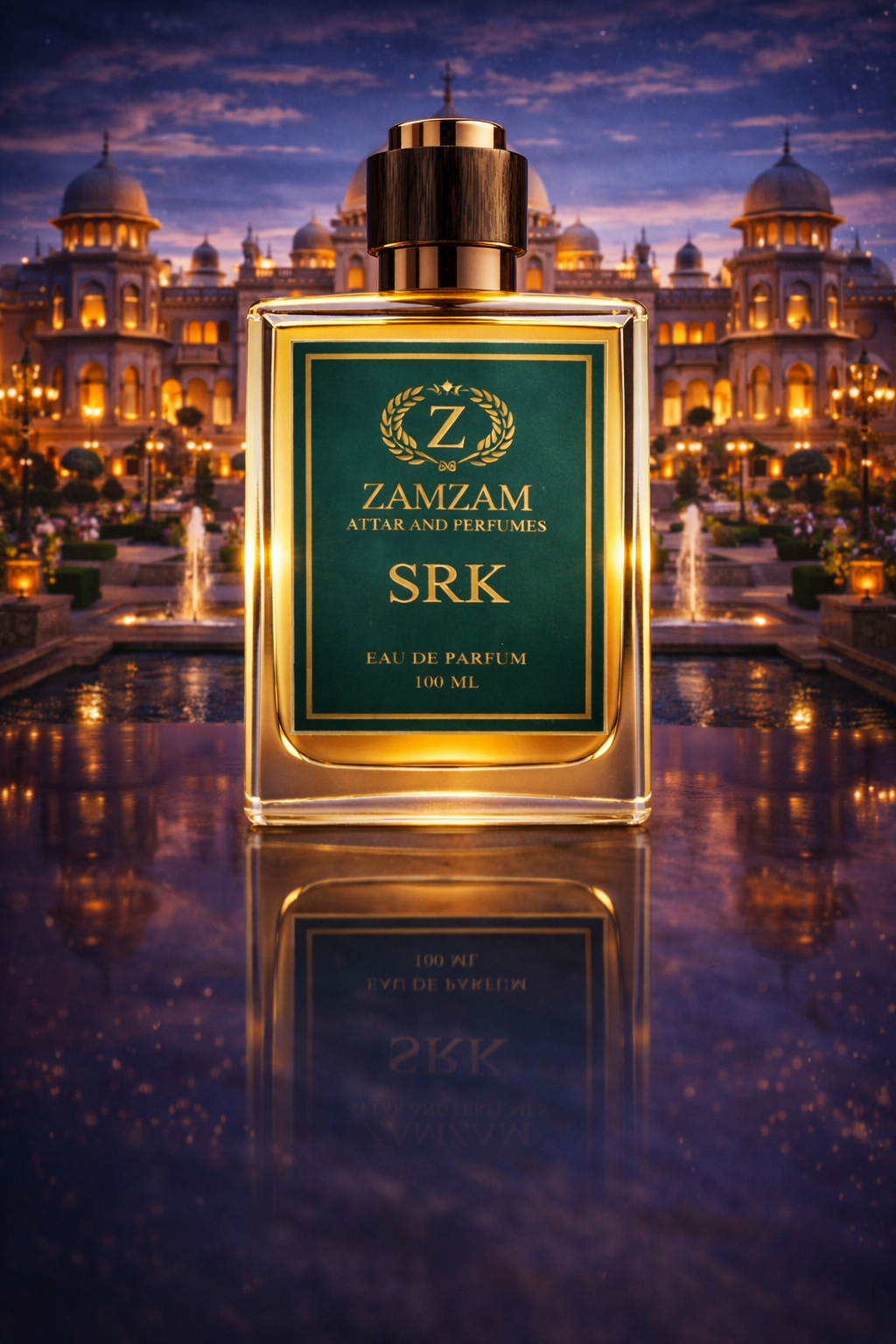 SRK by Zamzam Attar & Perfumes – Inspired Blend of Dunhill Icon & Tam Dao | 48-Hour Long Lasting Extrait Perfume | 40 ml Fragrance Oil in 100 ml Bottle