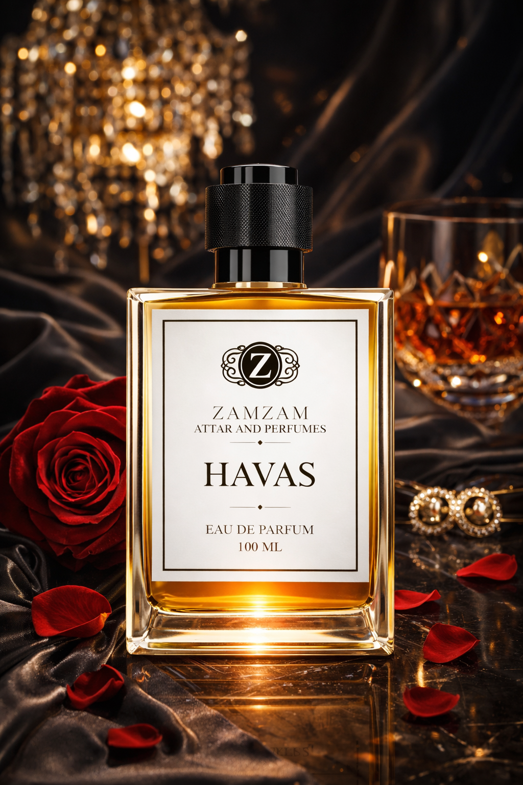 Havas Extrait de Parfum – 48 Hours Longevity, 40 ml Pure Fragrance Oil | Zamzam Attar & Perfumes