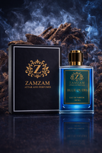 Blue Oudh by ZamZam Attar & Perfumes – 48 Hour Long Lasting Oudh Attar, 40 ml High Concentration Perfume Oil | 100 ML