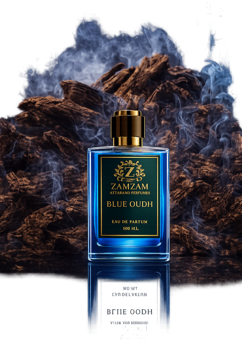 Blue Oudh by ZamZam Attar & Perfumes – 48 Hour Long Lasting Oudh Attar, 40 ml High Concentration Perfume Oil | 100 ML