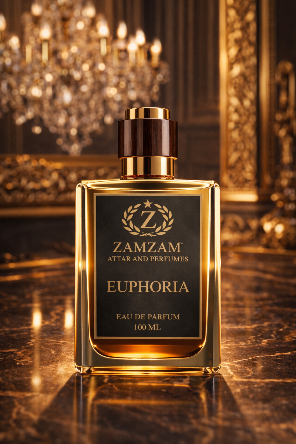 Euphoria Extrait de Parfum – 48 Hours Longevity, 40 ml Pure Fragrance Oil | Zamzam Attar & Perfumes | 100 ML