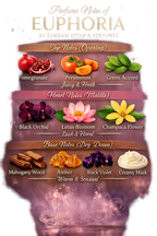 Euphoria Extrait de Parfum – 48 Hours Longevity, 40 ml Pure Fragrance Oil | Zamzam Attar & Perfumes | 100 ML