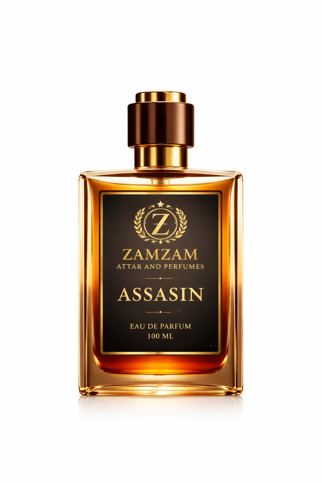 ASSASIN by ZamZam Attar & Perfumes | Inspired by Aventus | 48 Hours Long Lasting Luxury Perfume | 40 ml High Concentration Extrait | Bold Smoky Woody Scent for Men | 100 ML
