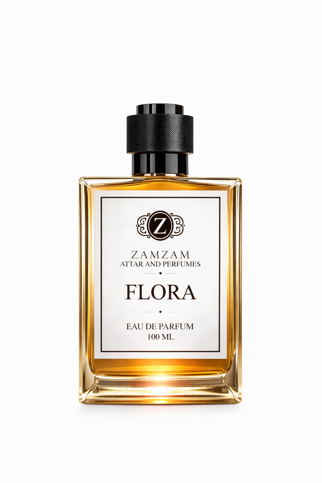 Flora Extrait de Parfum – 48 Hours Longevity, 40 ml Pure Fragrance Oil, 100 ml Spray | Zamzam Attar & Perfumes