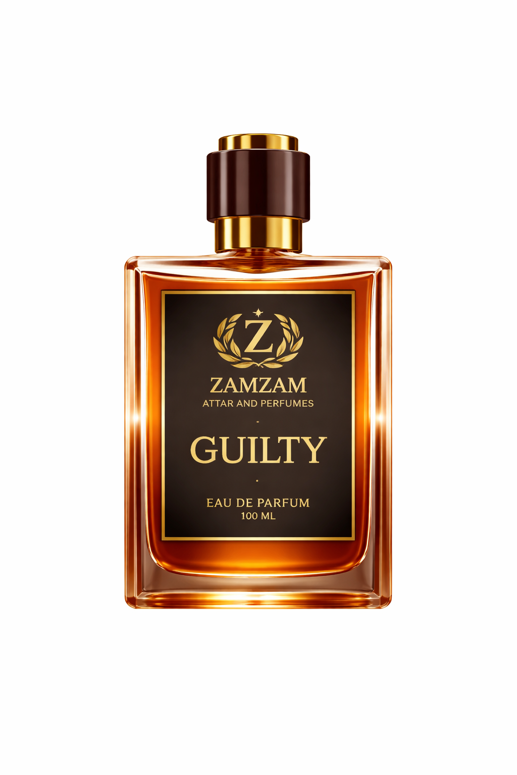 Guilty Extrait de Parfum – 48 Hours Longevity, 40 ml Pure Fragrance Oil, 100 ml Spray | Zamzam Attar & Perfumes