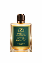 Royal Tobacco Extrait de Parfum – 48 Hours Longevity, 40 ml Pure Fragrance Oil, 100 ml Spray | Zamzam Attar & Perfumes