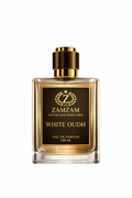 White Oudh Extrait de Parfum – 48 Hours Longevity, 40 ml Pure Fragrance Oil, 100 ml Spray | Zamzam Attar & Perfumes