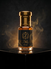 Khumaar aromatic woody attar bottle by Zamzam