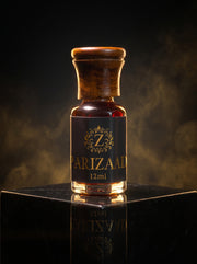 Parizaad amber musk floral attar bottle by Zamzam