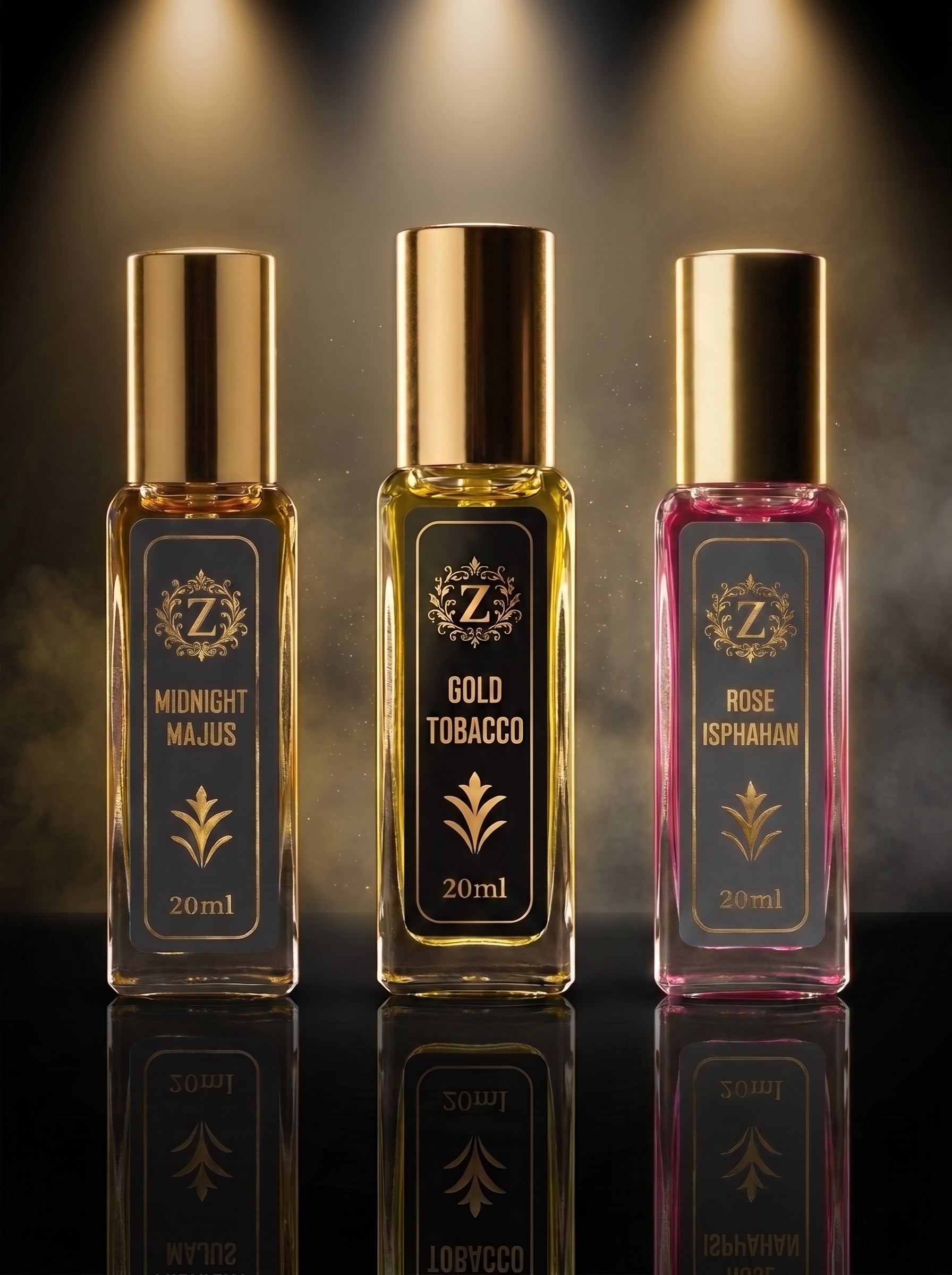 Velvet Nights three 20 ml perfume discovery set by Zamzam