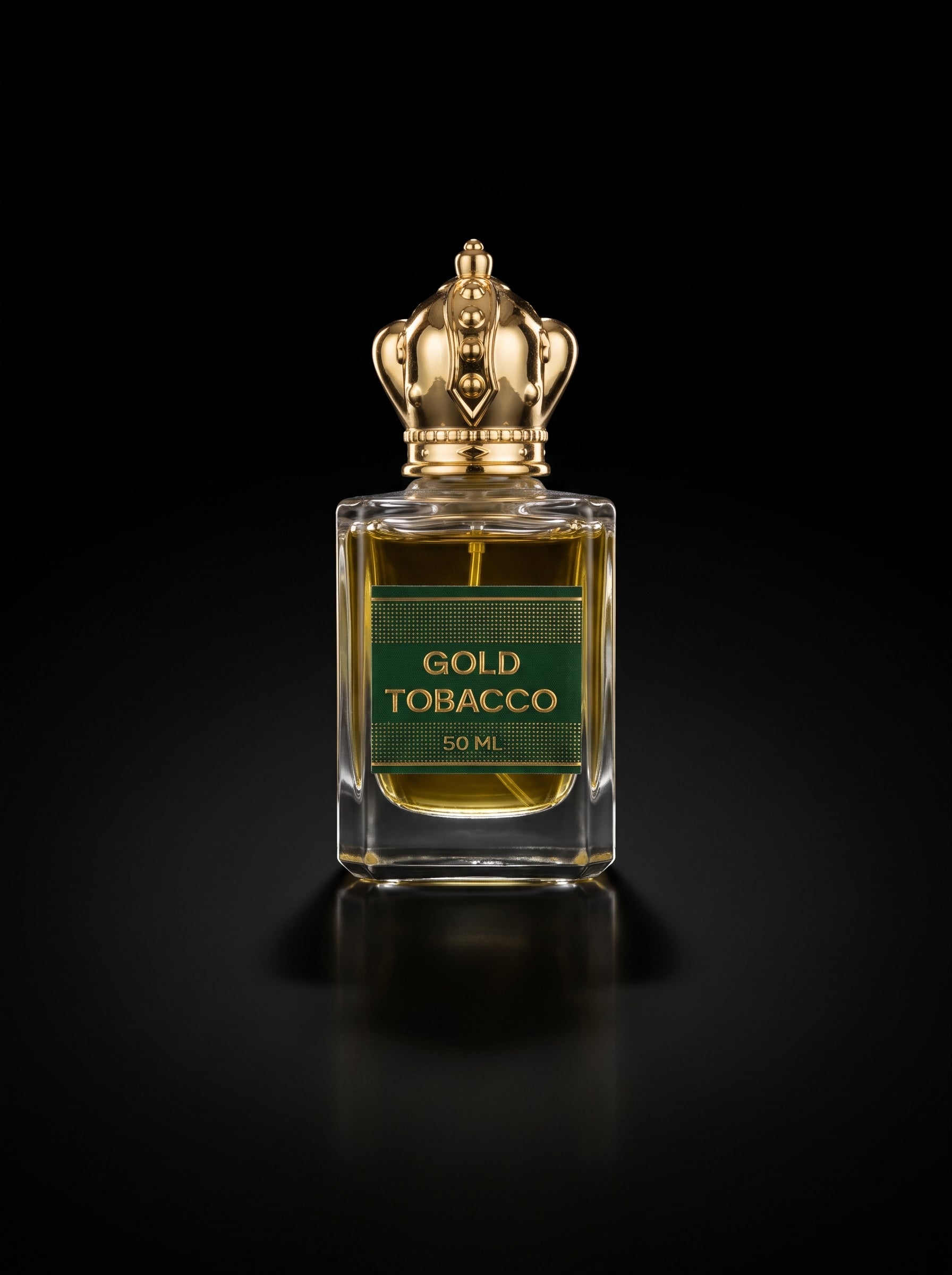 Gold Tobacco floral tobacco vanilla perfume bottle by Zamzam