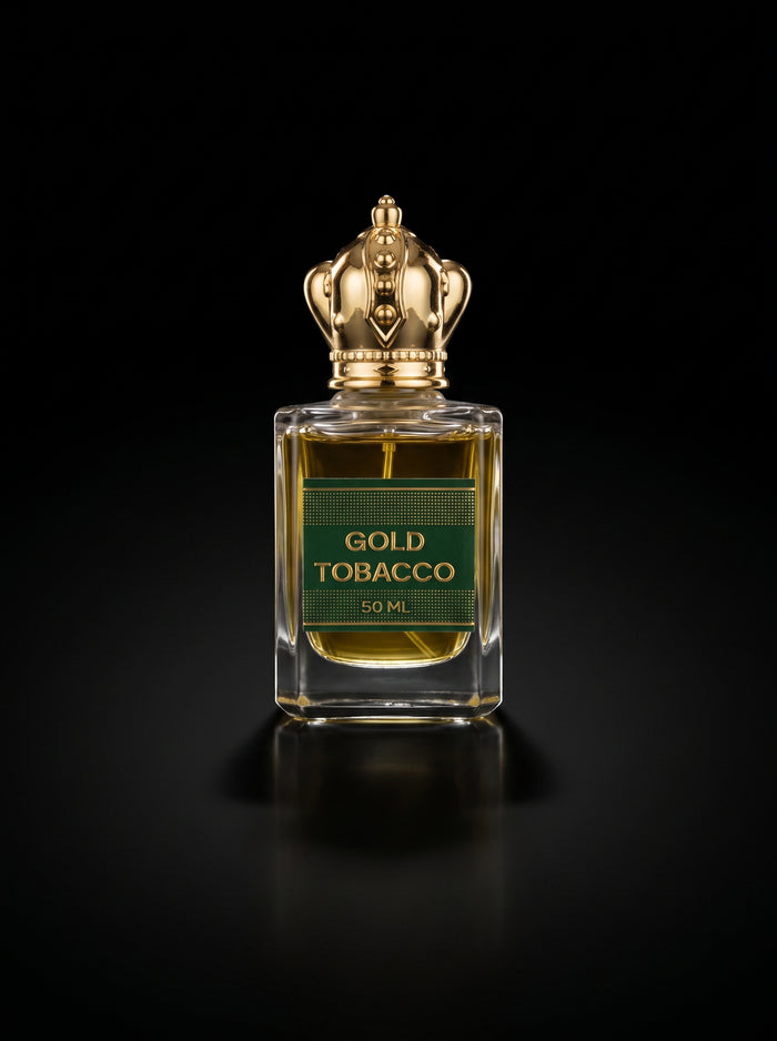 Gold Tobacco floral tobacco vanilla perfume bottle by Zamzam