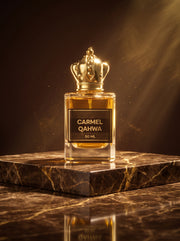 Caramel Qahwa coffee caramel extrait de parfum bottle by Zamzam