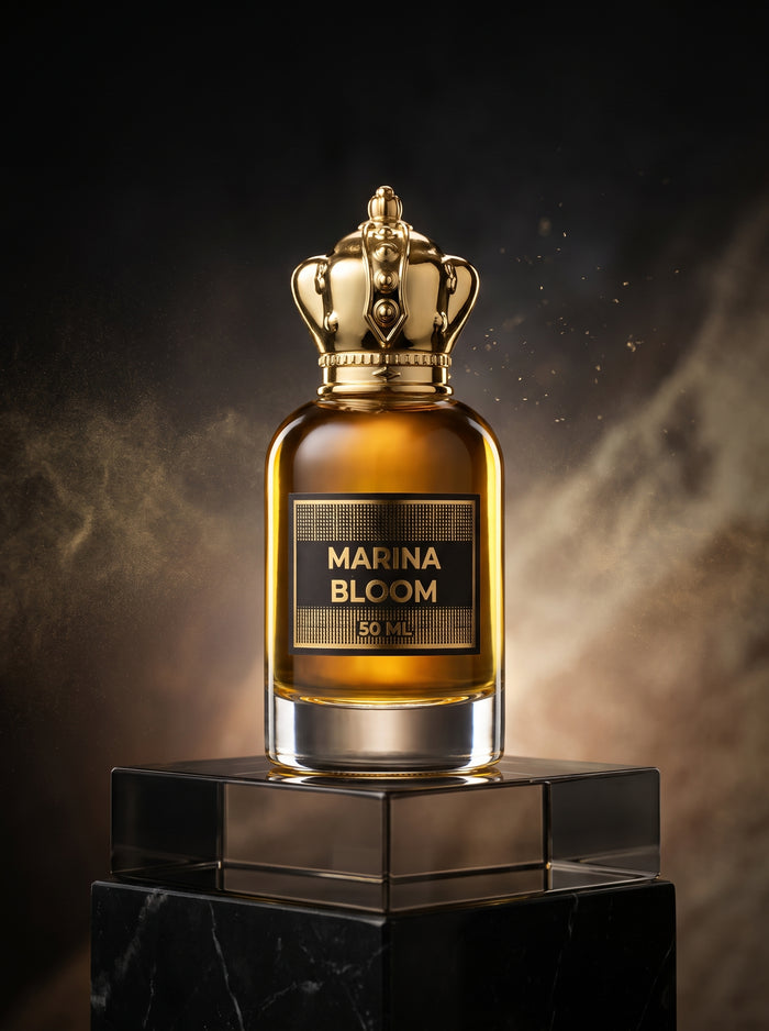 Marina Bloom floral aquatic perfume bottle by Zamzam