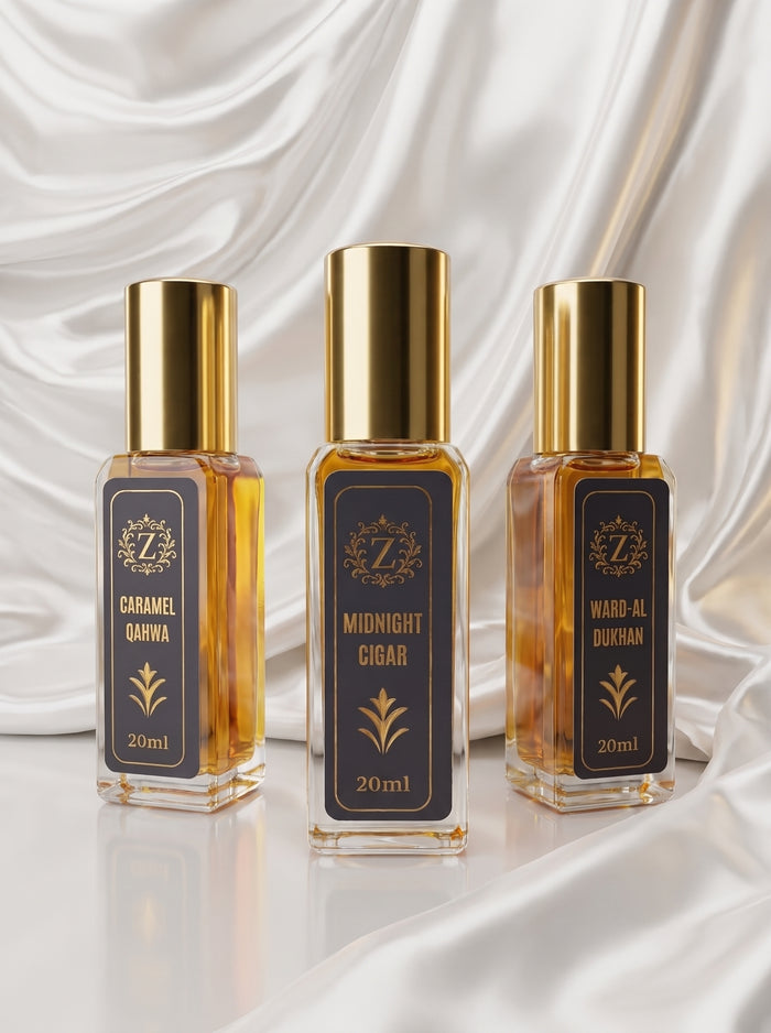 Majestic Aura three 20 ml perfume discovery set by Zamzam