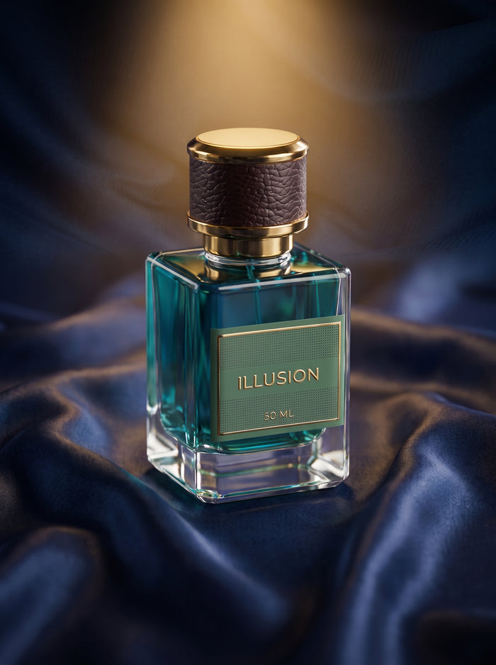 Illusion woody sandalwood perfume bottle by Zamzam